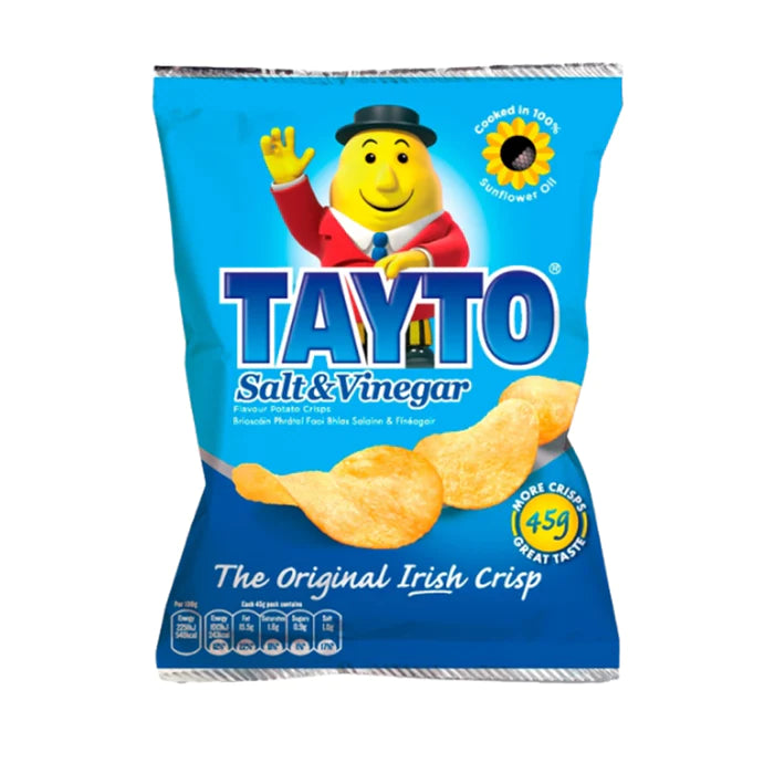 Tayto Salt and Vinegar, 37g