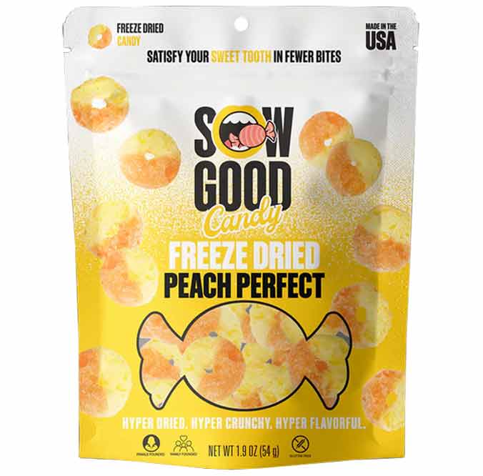 Sow Good Freeze Dried Peach Perfect