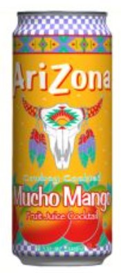 Arizona Mucho Mango Slim Can