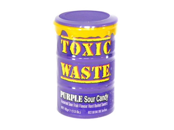 Toxic Waste Purple Drum Extreme Sour Candy 1.5oz