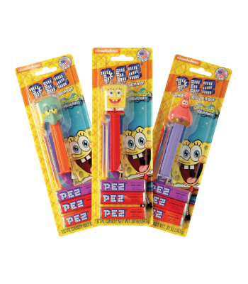 PEZ Spongebob Squarepants Blister Pack 0.87oz (24.7g)