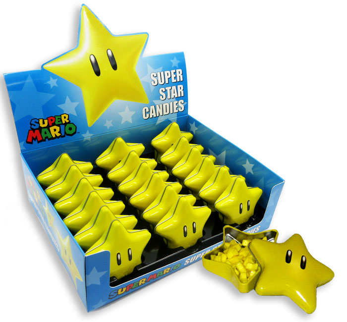 Nintendo Super Mario Star Candies Tin