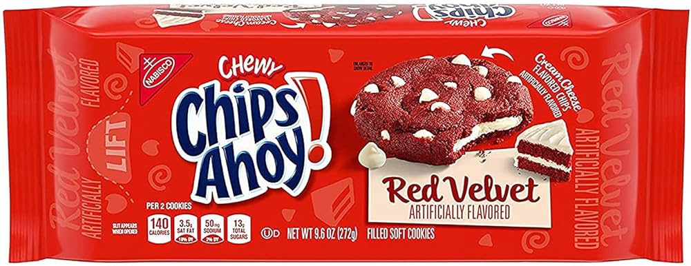 Chips Ahoy Chewy Red Velvet, 272g
