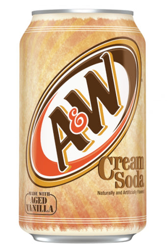 A&W Cream Soda 355ml can