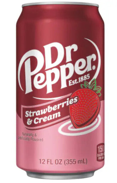 Dr Pepper Strawberries & Cream(355ml)