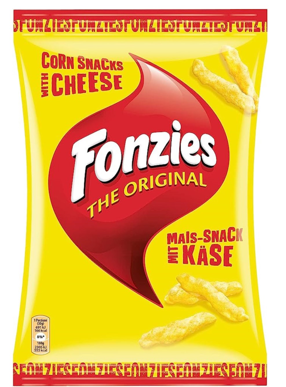 Fonzies Original Corn Snacks with Cheese