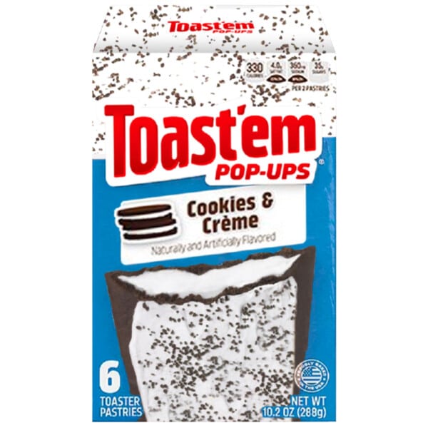 Toast'em Pop Ups Frosted Cookies & Creme 10.2oz