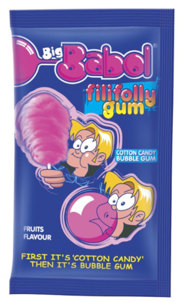 Big Babol filifolly Tutti Fruity Gum