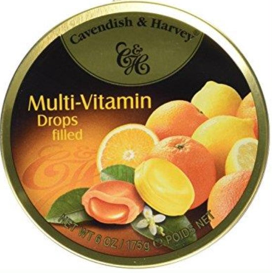 Cavendish & Harvey Sweet Tins - Multivitamin Drops