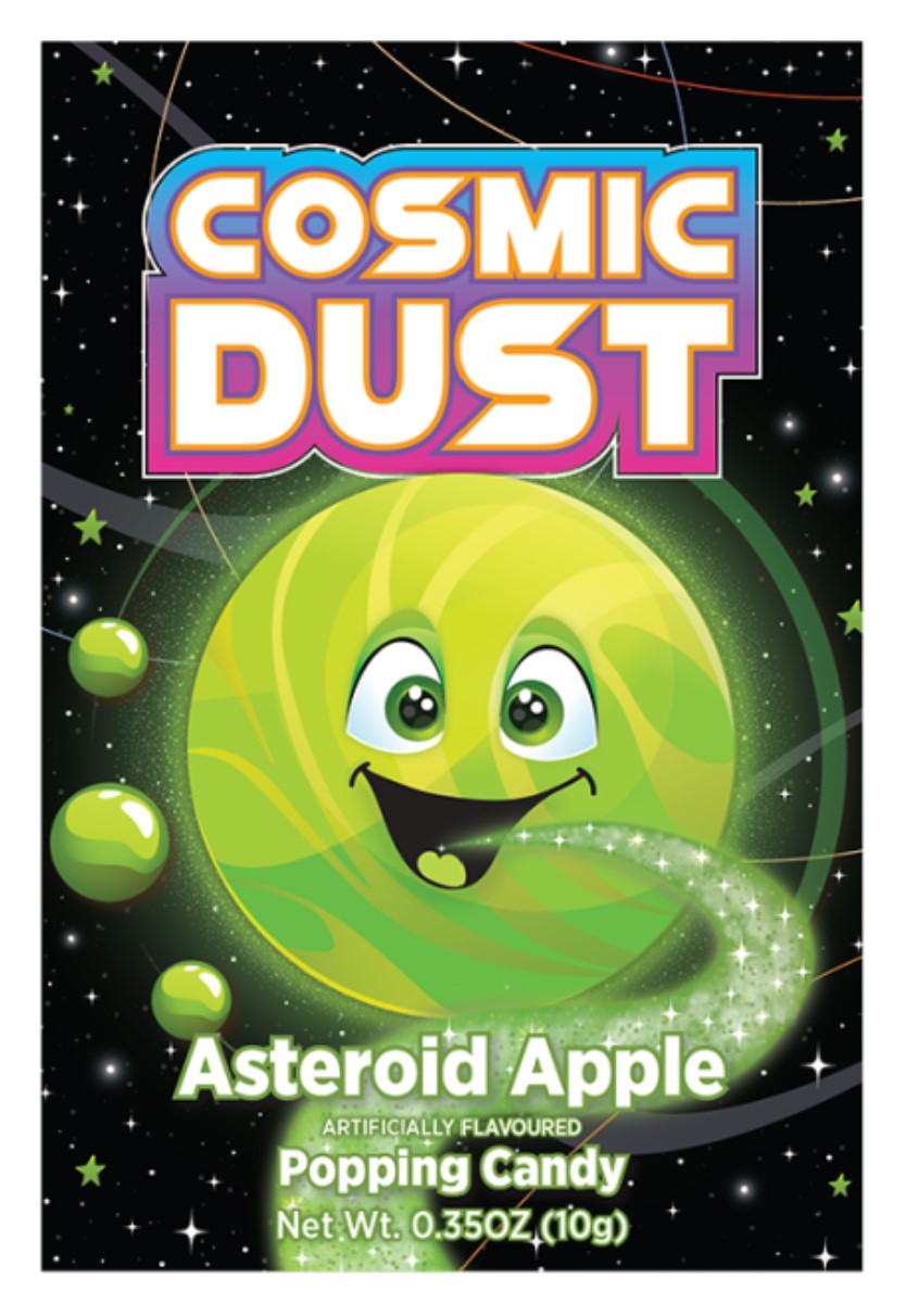 Cosmic Dust Popping Candy Asteroid Apple