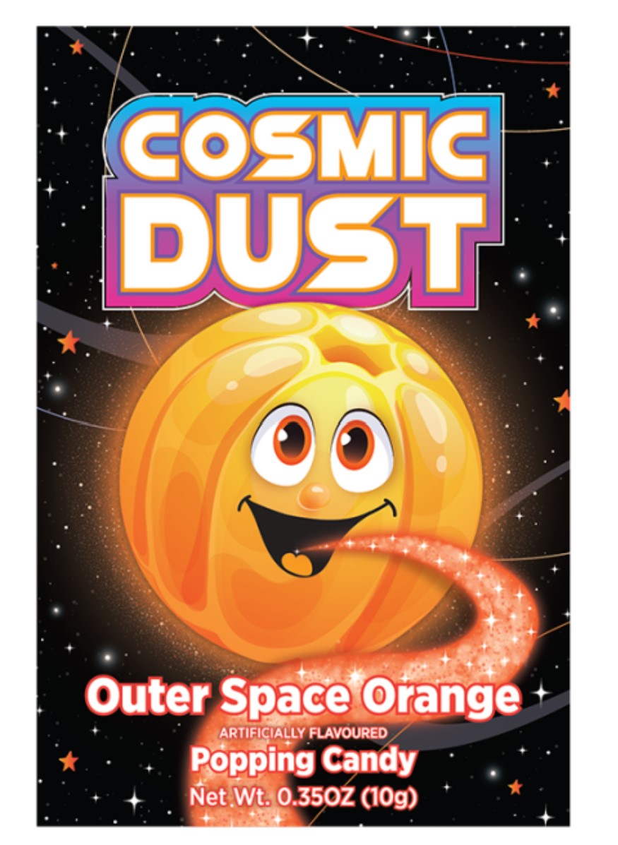 Cosmic Dust Popping Candy Outer Space Orange