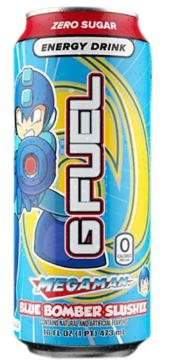 G-Fuel - Mega Man Blue Bomber Slushee (Vanilla Blue Raspberry Flavour)