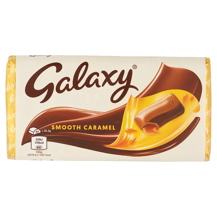 Galaxy Bar Smooth Caramel, 135g