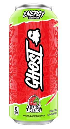 Ghost Energy Drinks - Cherry Limeade. 