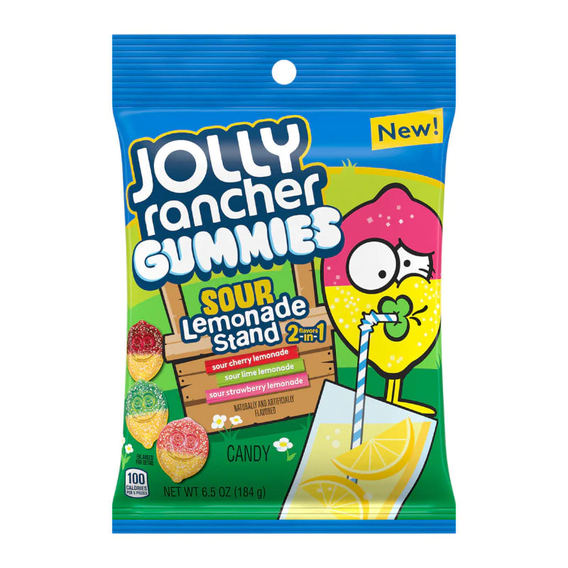 Jolly Rancher Gummies Sour Lemonade Stand 6.5oz