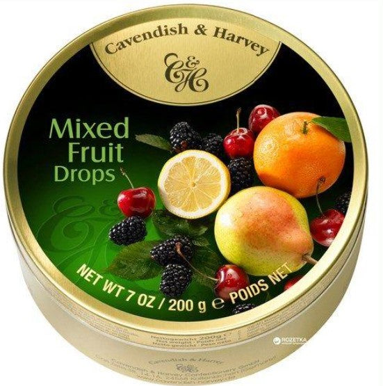 Cavendish & Harvey Sweet Tins - Mixed Fruit Drops