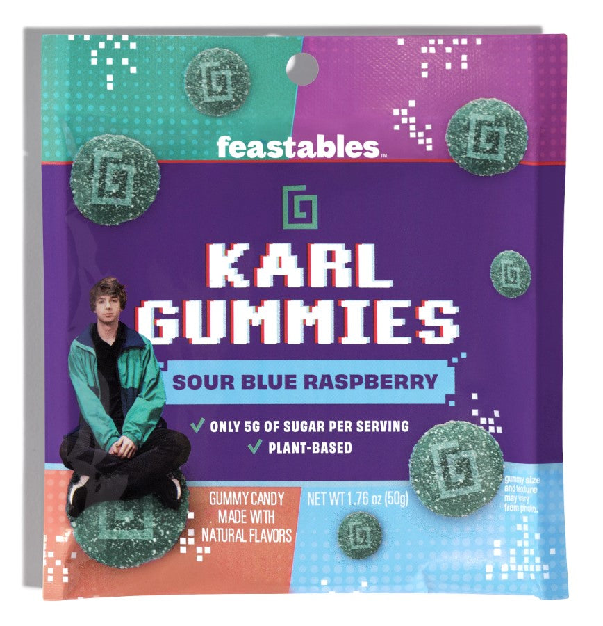 Karl Gummies Blue Raspberry, 50g