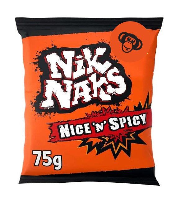 Nik Naks Nice 'n' Spicy, 75g