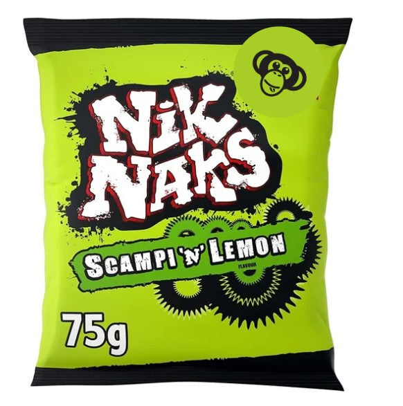 Nik Naks Scampi 'n' Lemon, 75g