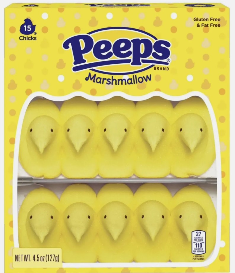 Peeps Yellow Marshmallow Easter Chicks - 15 Pack