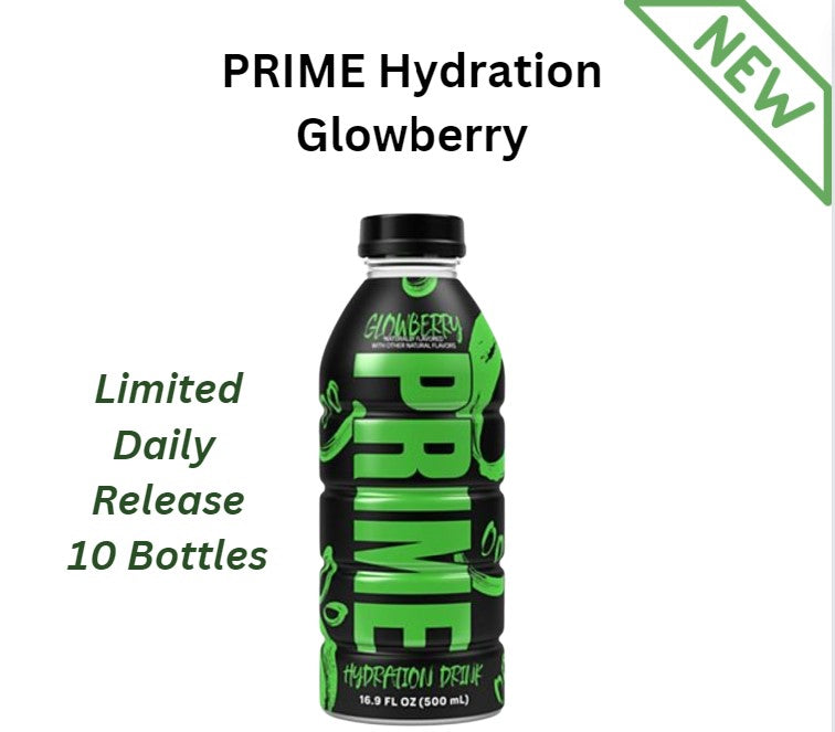 Prime Hydration Glowberry + L.A. Dodgers Bundle 2 x 500ml (Pre