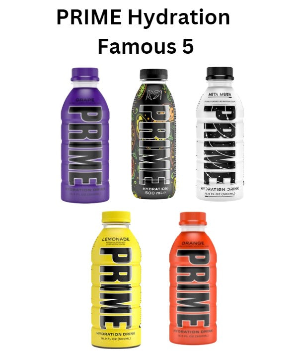 Prime Hydration Collector Pack - The Famous 5
