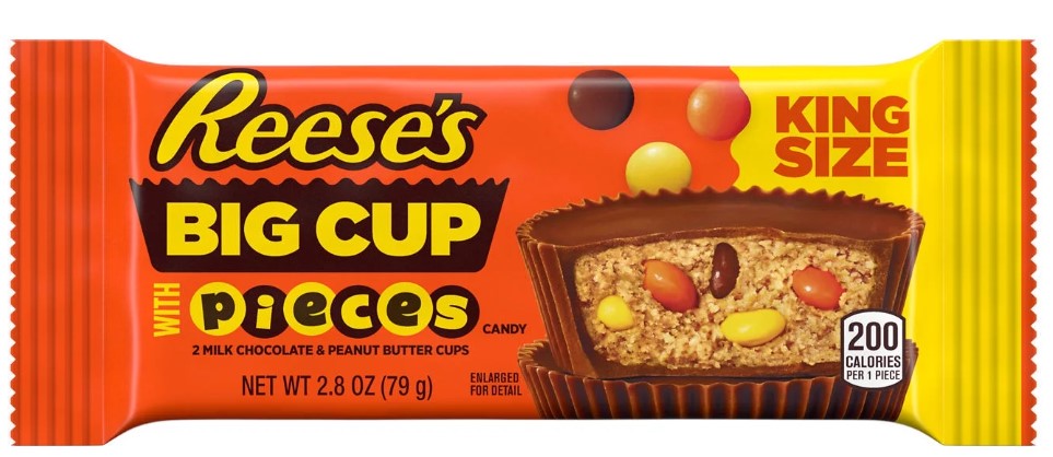 Reese's Peanut Butter Big Cups with Pieces - King Size