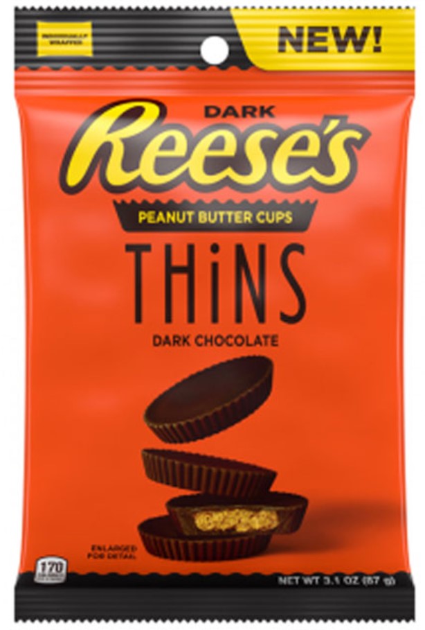 Reeses Peanut Butter Cups Thins - Dark Chocolate