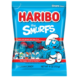 Haribo Smurfs Peg Bags 4oz