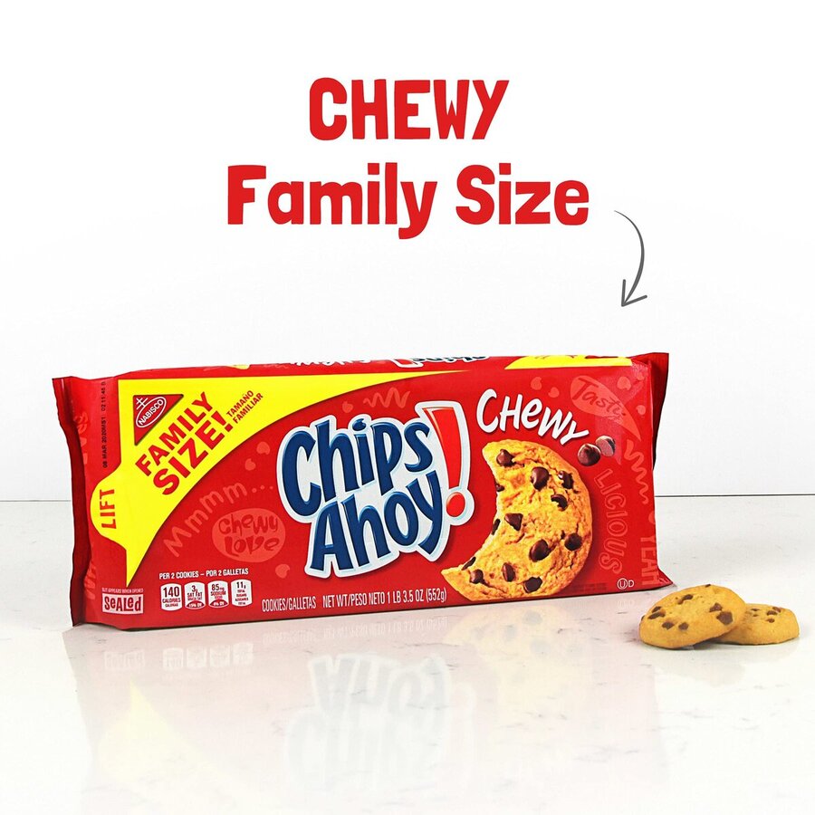 Chips Ahoy Chewy Family Size, 552g