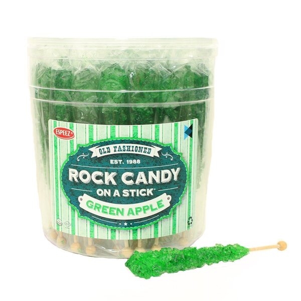 Espeez - Rock Candy on a Stick - Green Apple - 0.8oz