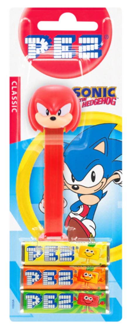 Sonic The Hedgehog Pez Blister Pack - Knuckles