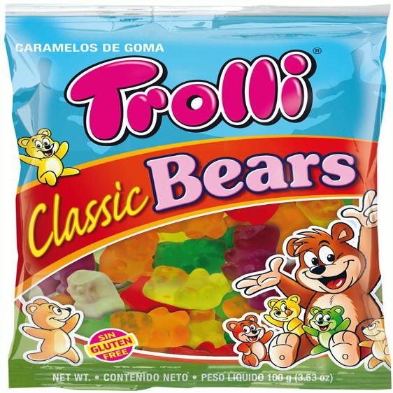 Trolli Classic Bears Peg Bag
