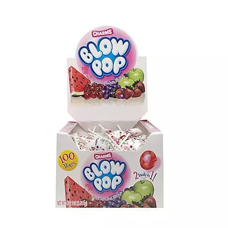 Charms Blow Pops Assorted Flavours