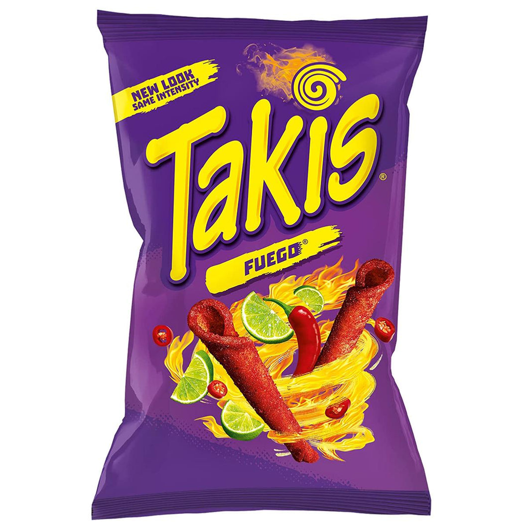 Takis Fuego Rolled Tortilla Corn Chips 200g
