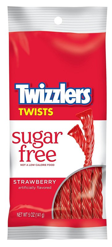 Sugar Free Strawberry Twizzlers Peg Bag, 141g
