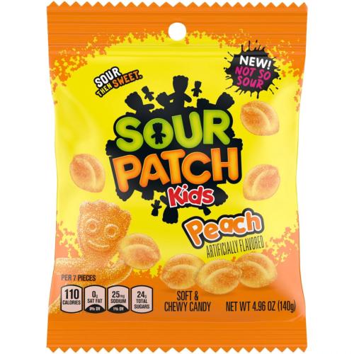Sour Patch Kids Peg Bag - Peach