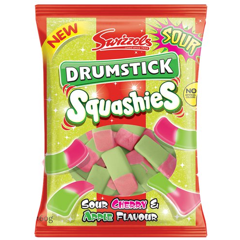 Squashies Sour Cherry And Apple, 120g