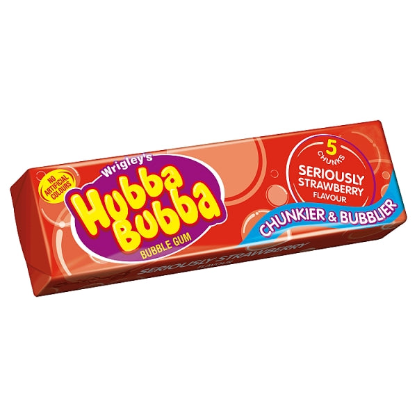 Hubba Bubba Strawberry Chewing Gum