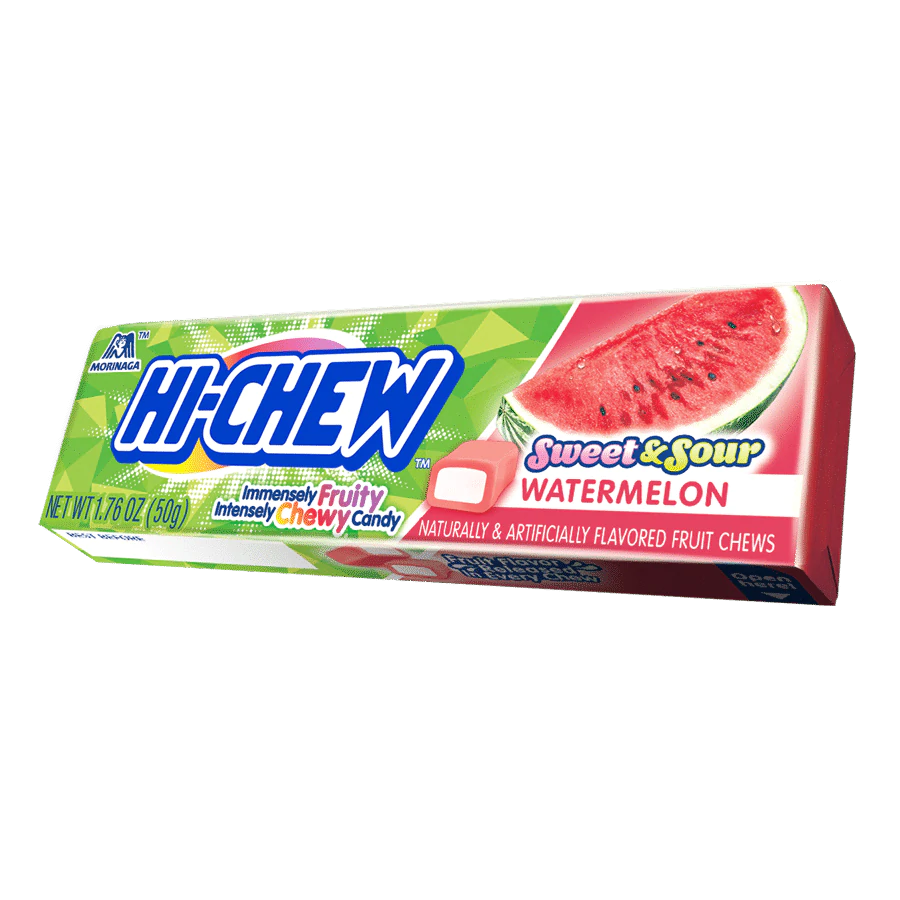 Hi-Chew Fruit Chews Sweet & Sour Watermelon 1.76oz