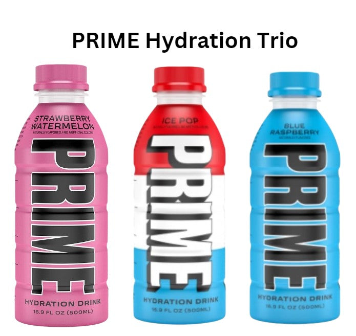 Prime Trio - Strawberry Watermelon & Ice Pop & Blue Raspberry