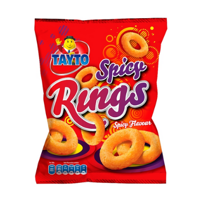 Tayto Spicy Rings, 45g