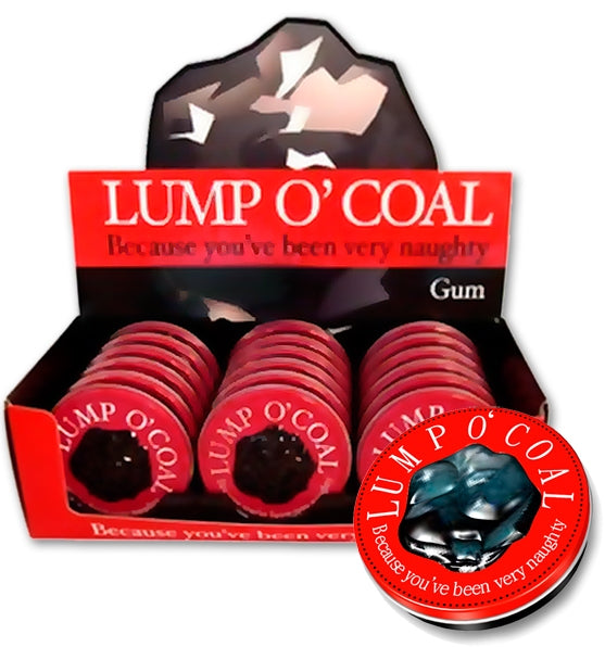 Lump Of Coal Bubble Gum Tin