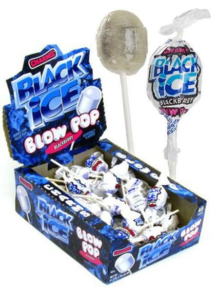 Charms Blow Pops Black ICE