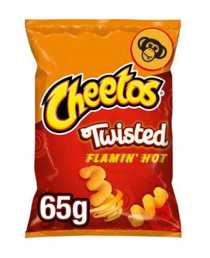 Cheetos Twisted Flaming Hot Pmp, 65gm