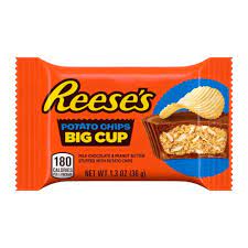 Reeses Big Cup Singles With Potato Chips, 1.3oz