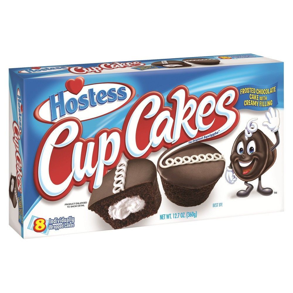 Hostess Chocolate Cupcakes 12.7oz 8-Pack