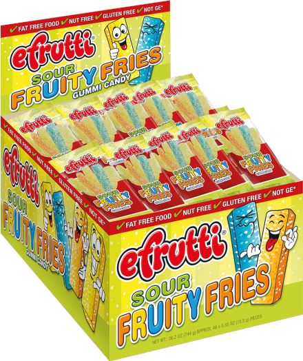 E-Frutti Sour Fruity Fries 0.55oz (price is per item)