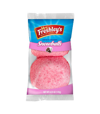 Mrs Freshleys Pink Snowballs (2 pack) 4.25oz