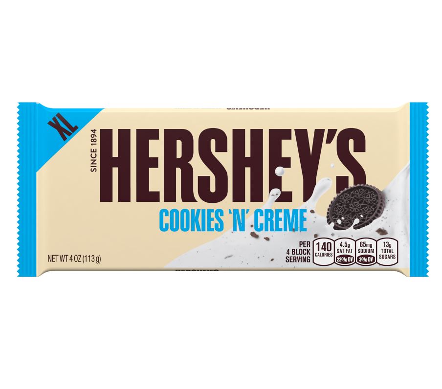 Hershey's Cookies n Creme Bar, 113gm